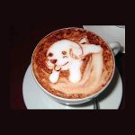 Dog Latte Art